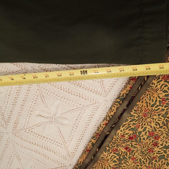 Wide Leg Olive Green Women's Pants - Picture 8 of 8